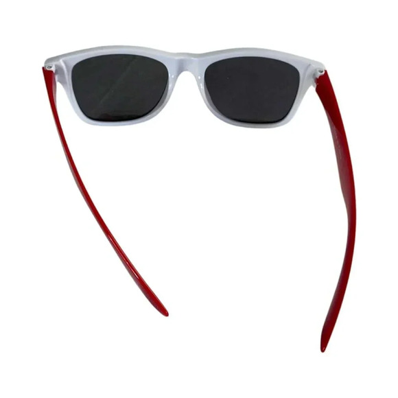 Skittles Candy Rainbow Striped Sunglasses LGBT Pride Party Shades Smoke Lens - Picture 6 of 7